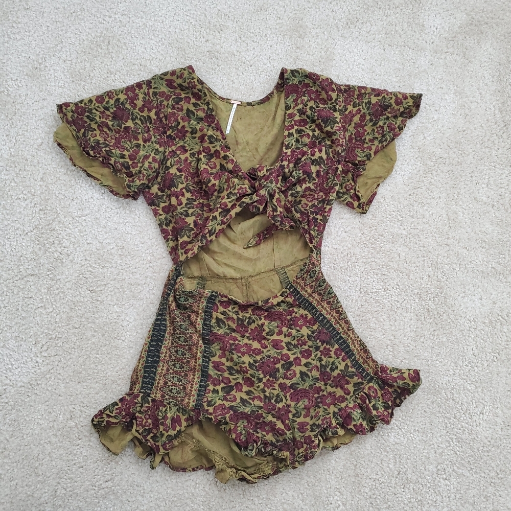Free People Cut Out Romper Playsuit